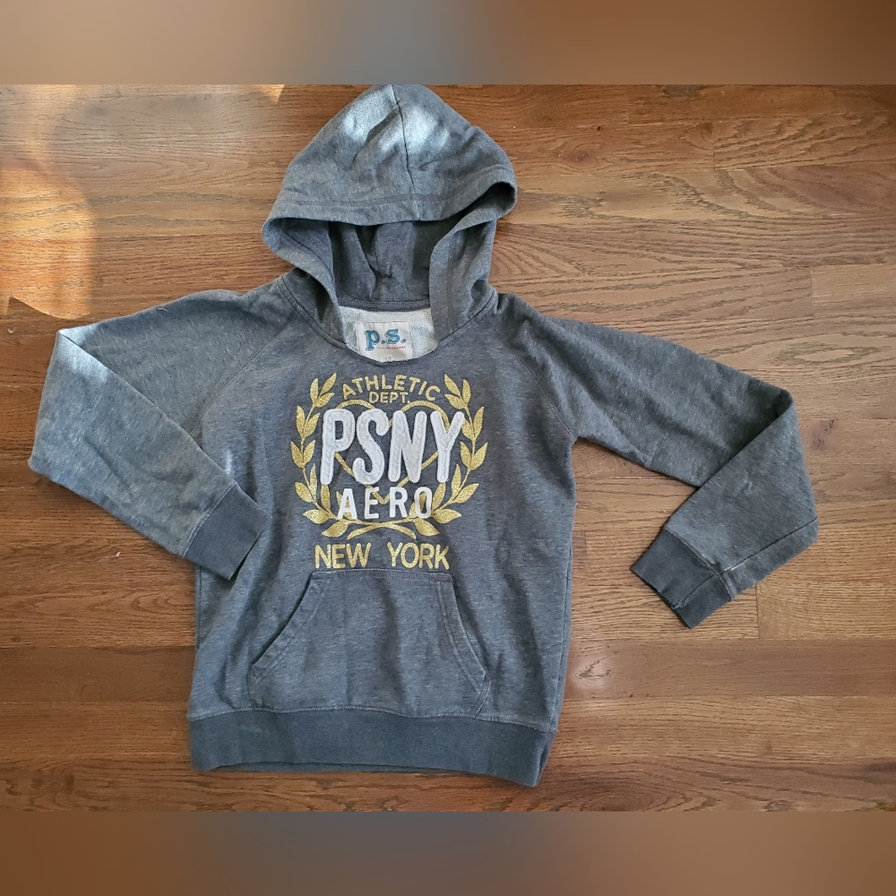 P.S. Girls 12 Athletic Dept. Gray hoodie